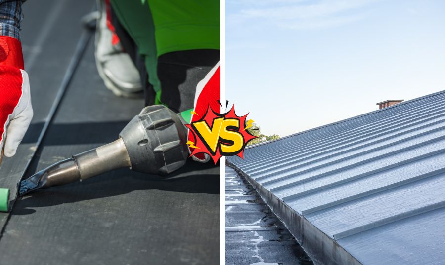 Rubber Roof vs Metal Roof: Best Flat Roof Option