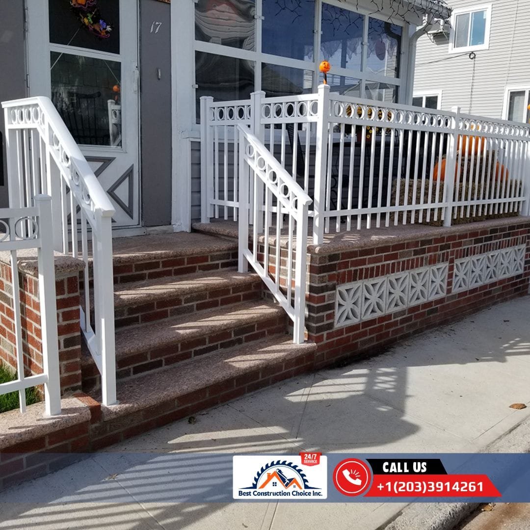 Brick Deck Railing Installation Bronx