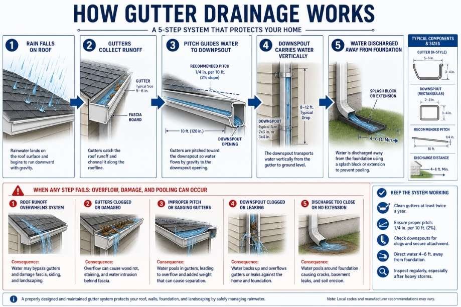 downspout-and-gutter-drainage-system