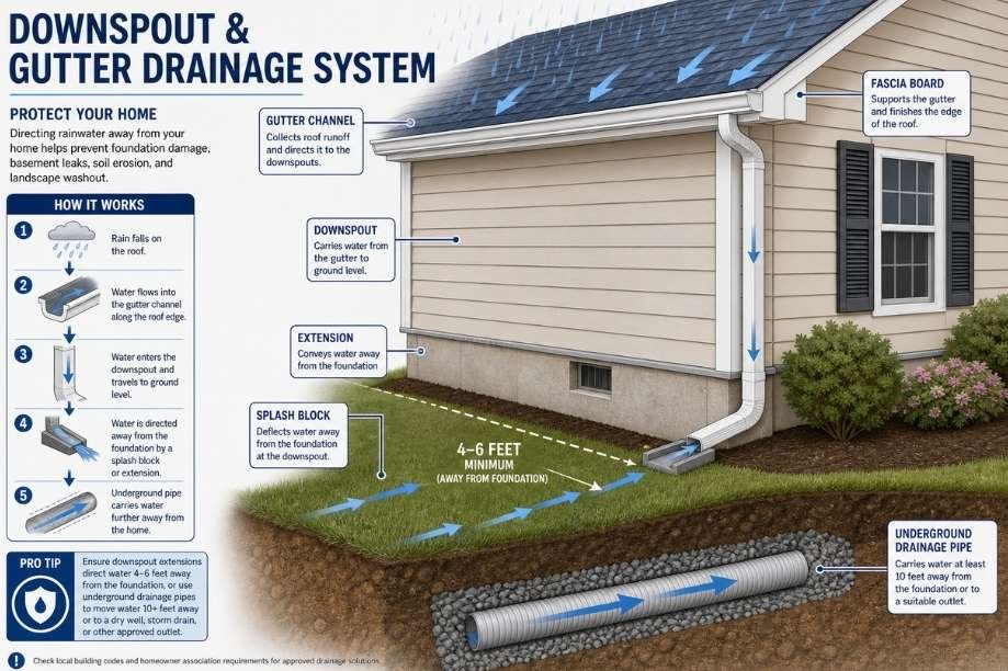 downspout-and-gutter-drainage-system