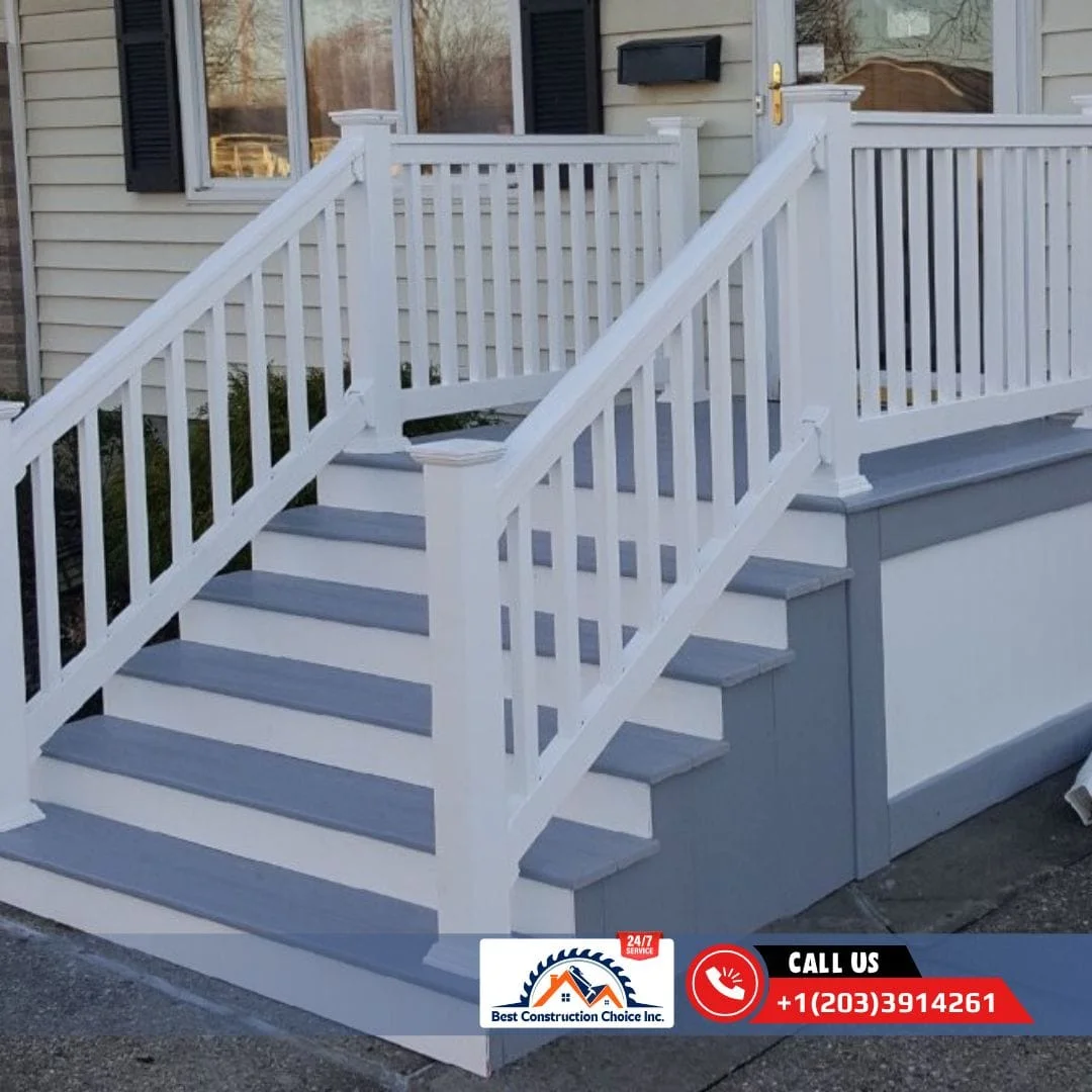 Install Outdoor Stair Railing